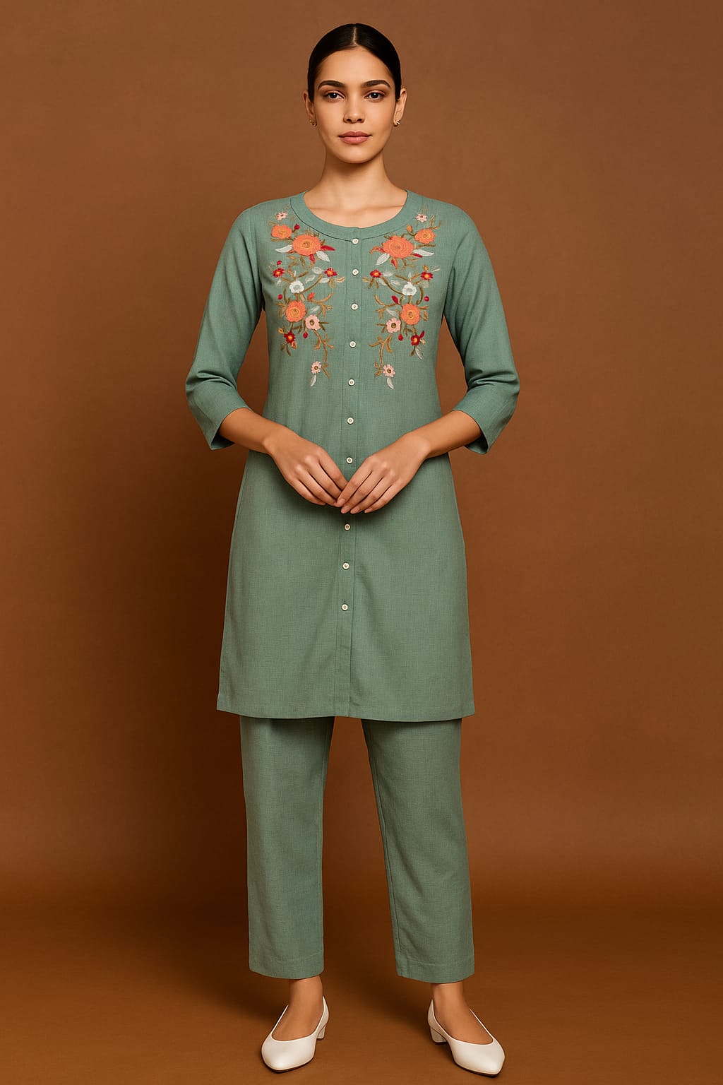 2 Piece Long Kurta Set