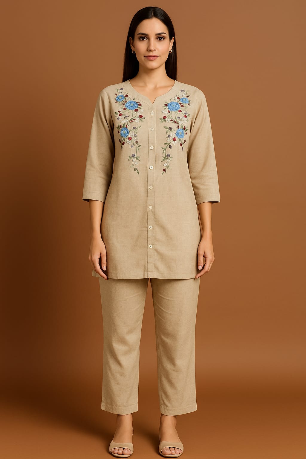 2 Piece Long Kurta Set